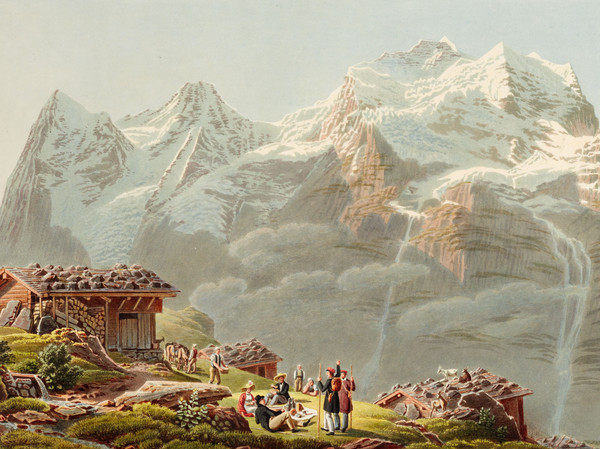 Eiger, Mönch et Jungfrau vus de la Wengernalp