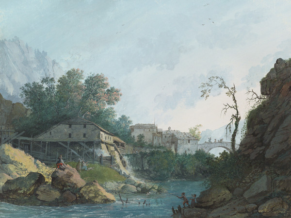 Mühle an der Baye in Montreux