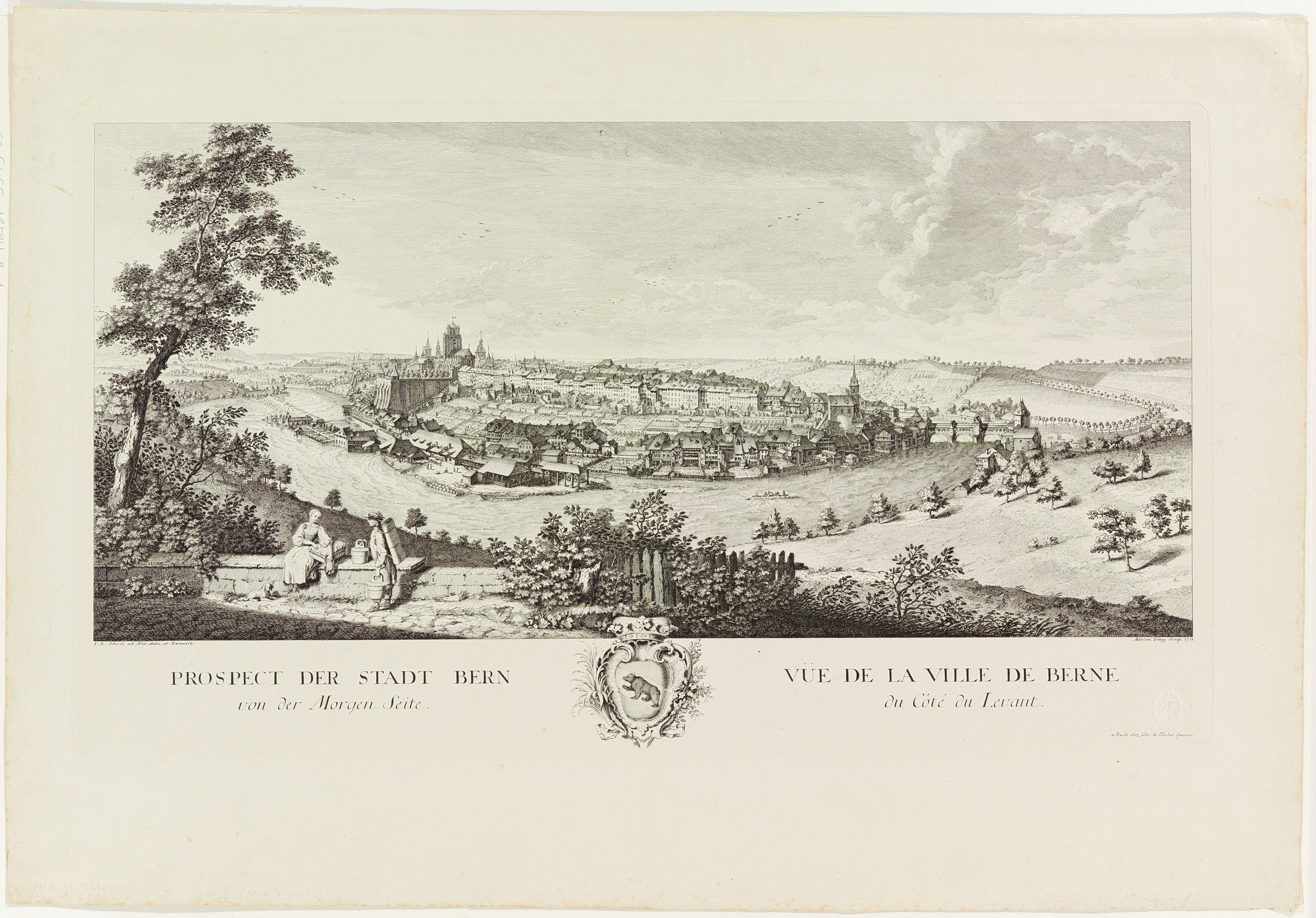 Berna, veduta panoramica da sud-est